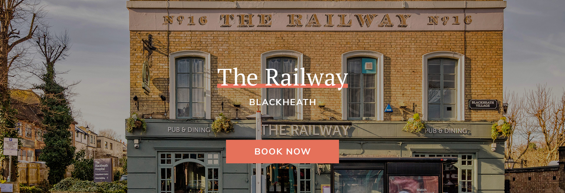 Enjoy a meal at your local pub at The Railway in London