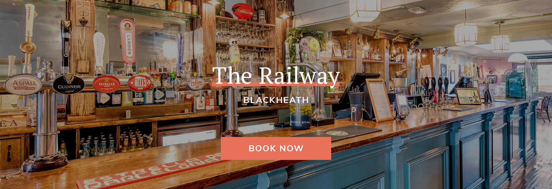 Join us at The Railway in London for delicious pub food